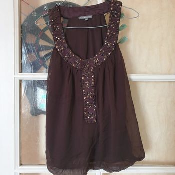 debardeur marron