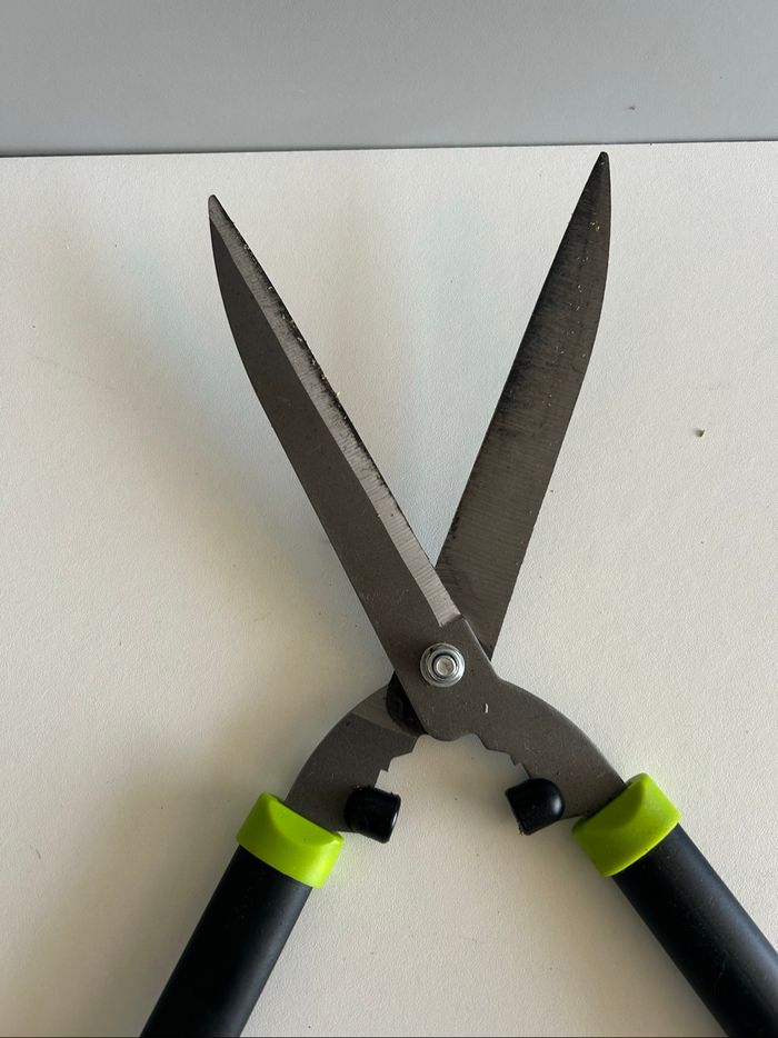 Cisaille à haie 52cm poignée noire/verte - photo numéro 3