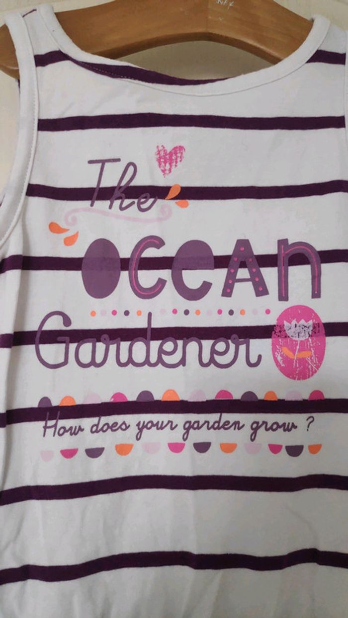 Robe rayee violette - photo numéro 2