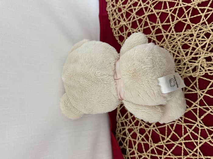Doudou chat HELLO KITTY déguisé en ours blanc SANRIO - photo numéro 2