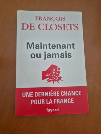 Livre maintenant ou jamais