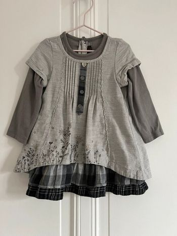 Robe grise catimini 18 mois