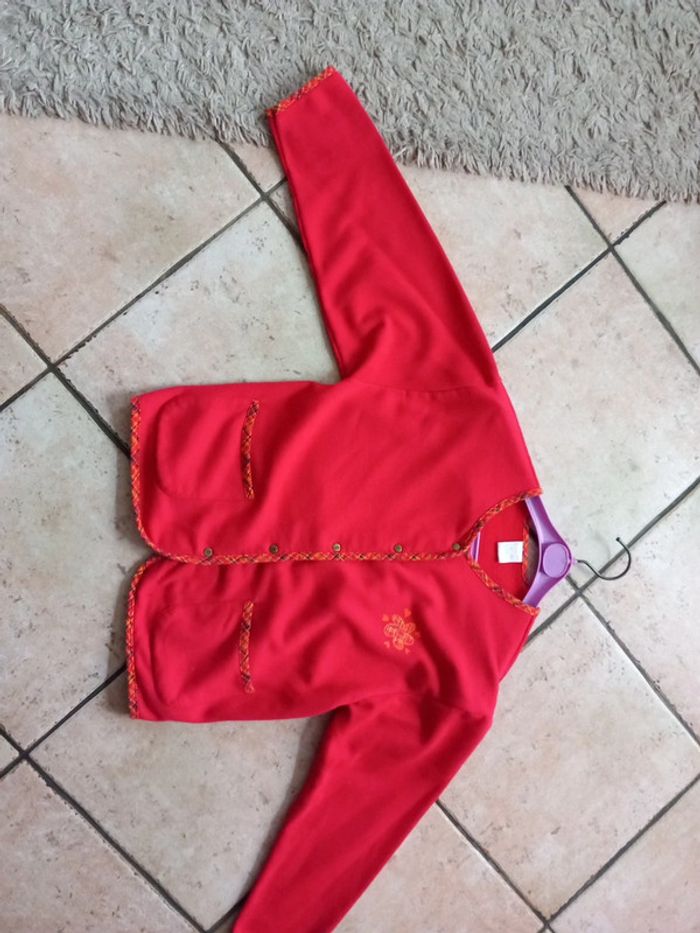 Veste gilet T138 coton 8ans - photo numéro 3