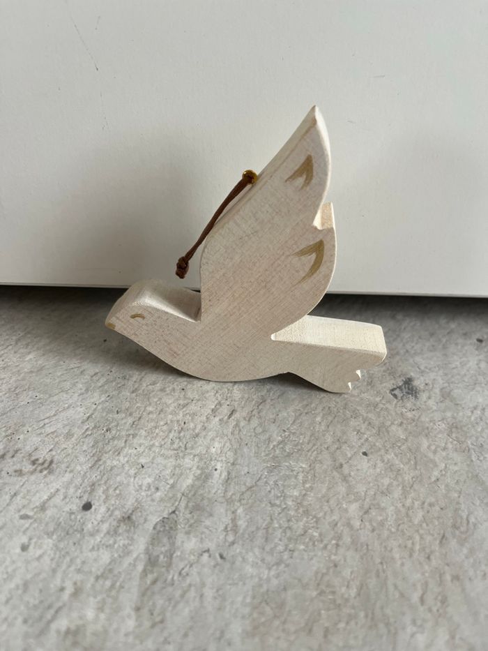 Oiseau en bois à suspendre - photo numéro 3