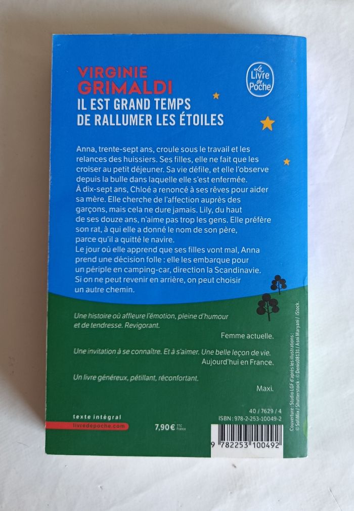 Livre "Io est grand temps de rallumer les étoiles" - photo numéro 2