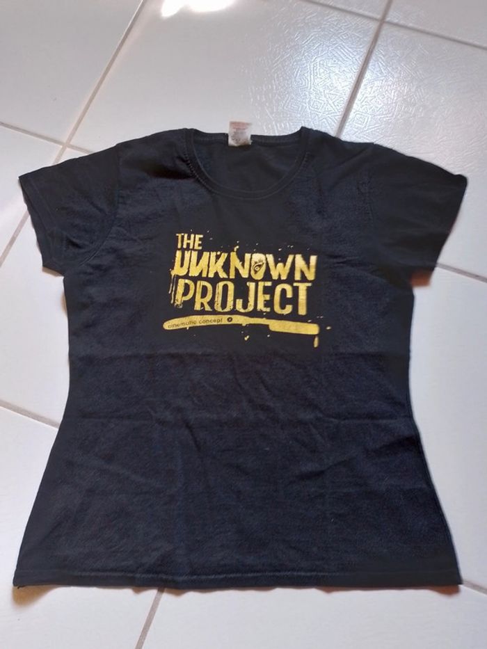 T-shirt femme noir The Unknown Project - photo numéro 8