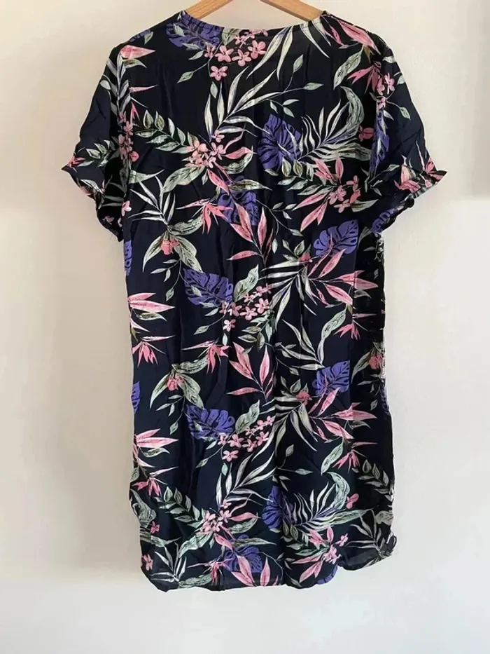 🎀 tunique/robe femme motif floral 36/38 100% coton - photo numéro 2