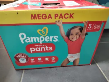 Couches Pampers pants T.5 (x80) Neuf