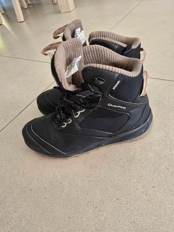Chaussures randonnée Inuit 500 Lady Black beige Queshua en 39