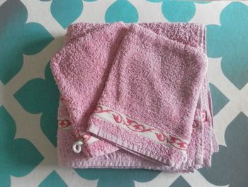 serviette toilette gant