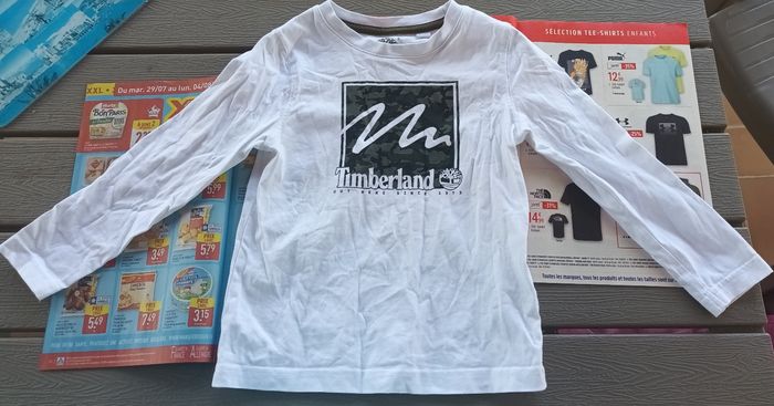 Tee-shirt manche longue Timberland 4 ans