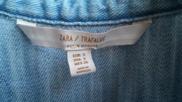 Combinaison short en jean - taille S - Zara - photo numéro 2