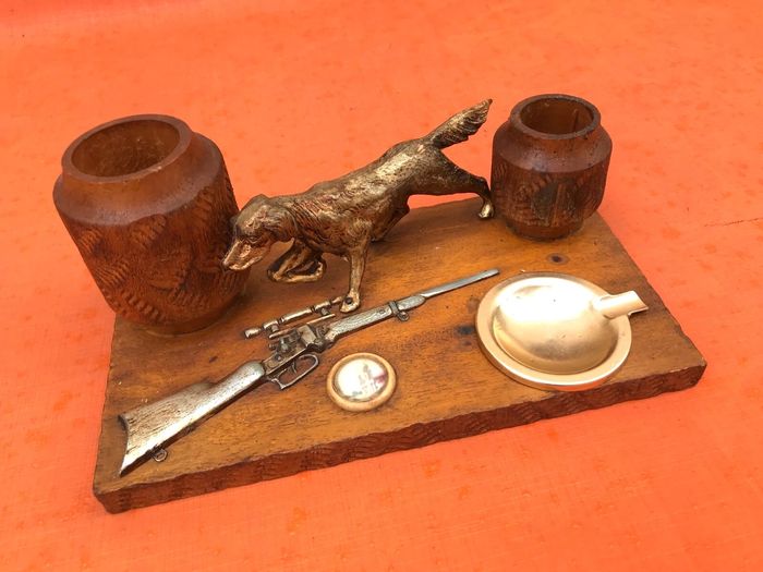 Années 1950 Nécessaire de fumeur Bois sculpté - photo numéro 2