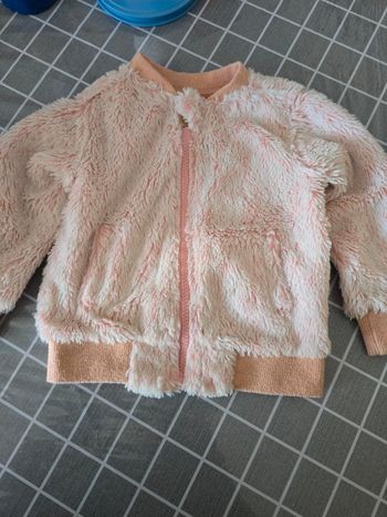 Veste chaude moumoute