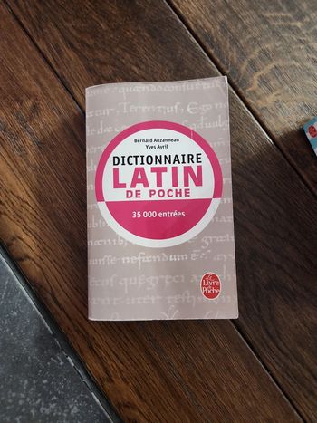 Livre : Dictionnaire Latin