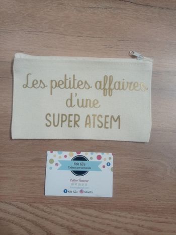 Trousse en toile ATSEM