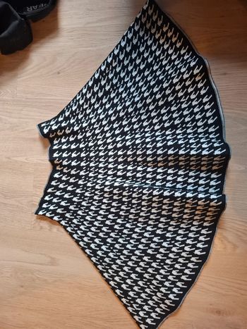 Jupe en laine taille haute
