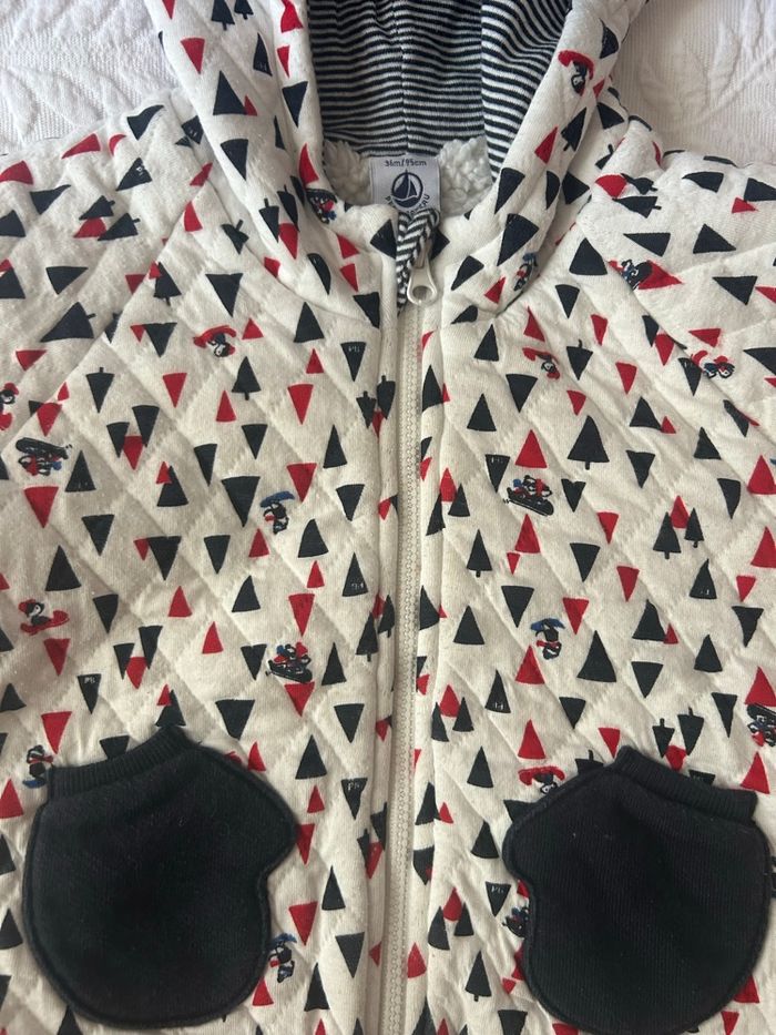 Veste matelassée Petit Bateau – Doublée Sherpa – 36 mois / 95 cm - photo numéro 10