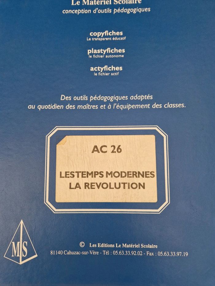 Classeur histoire cycle3