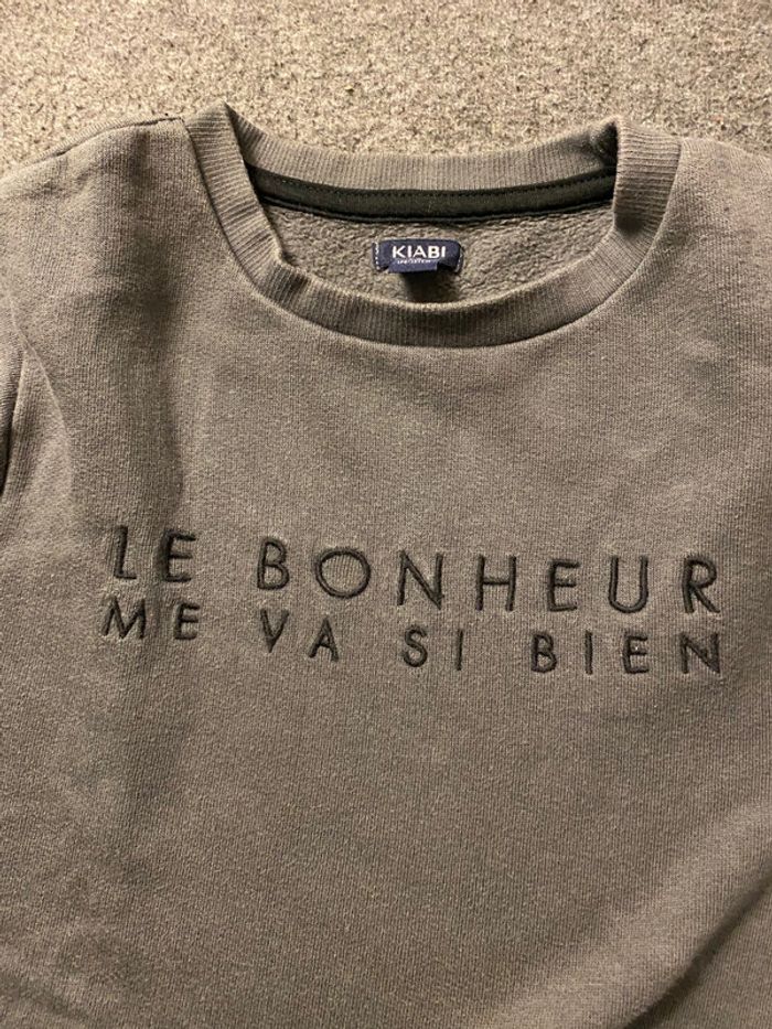 Pull kiabi le bonheur me va si bien - photo numéro 2