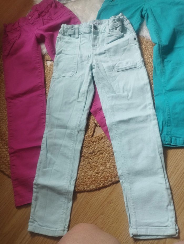 Lot jeans colorés 10ans - photo numéro 2