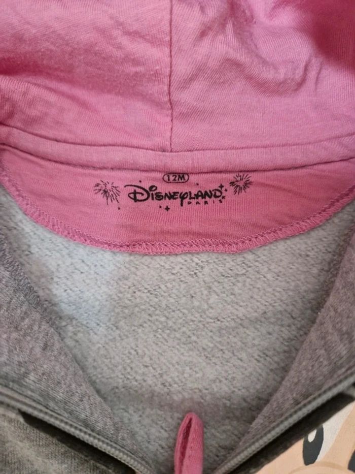 Sweat zippé à capuche Minnie disney 12m - photo numéro 3