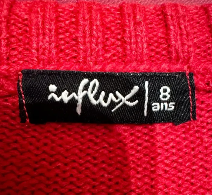 Pull chaud Noël fille 8 ans Influx - photo numéro 3