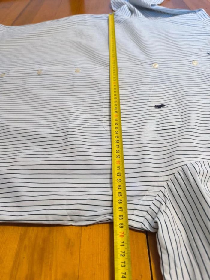 Chemise à rayures - Ralph Lauren Polo Golf - Davis - Logo brodé noir - Noir, blanc - Taille XL - photo numéro 12