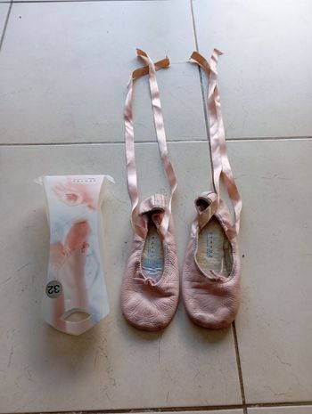 Demi pointe chausson danse cuir taille 33