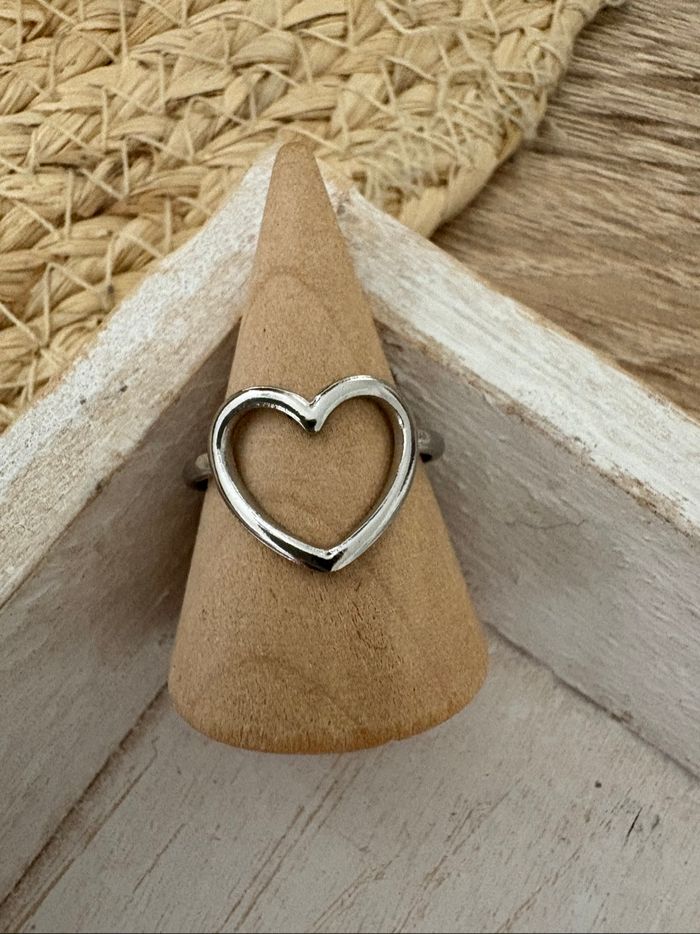 Bague argentée acier inoxydable