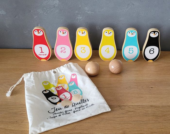 Jeu de Quilles en bois janod