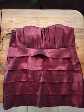 Bustier avec smocks dans le dos