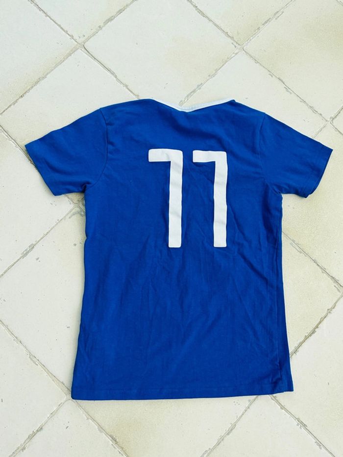 T-shirt bleu manches courtes France - photo numéro 7