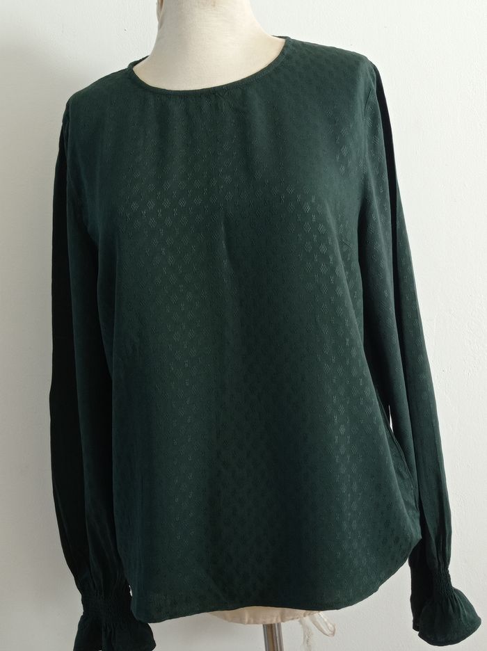 tunique verte de H&M taille 40 réf R242 B8 - photo numéro 1
