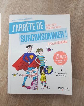 Livre j'arrête de surconsommer