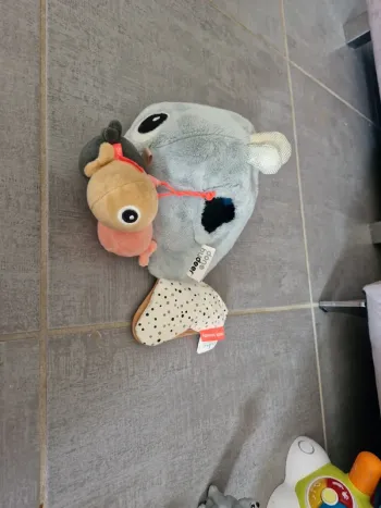 Peluche baleine et ses 3 petits.