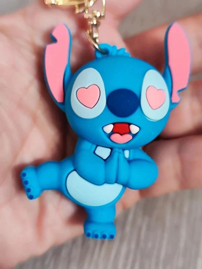 Porte clés Lilo & Stitch bleu - photo numéro 4
