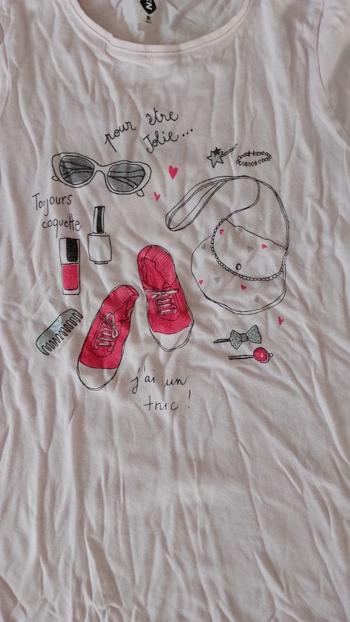 #manu_7896fille8ans t shirt manches longues - photo numéro 2