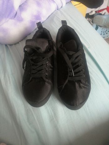 Basket effet satiné