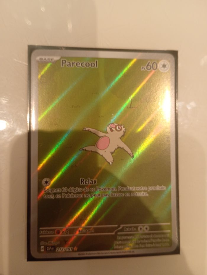 Carte Pokémon Parecool 212191 Holo Rare Forces Temporelles