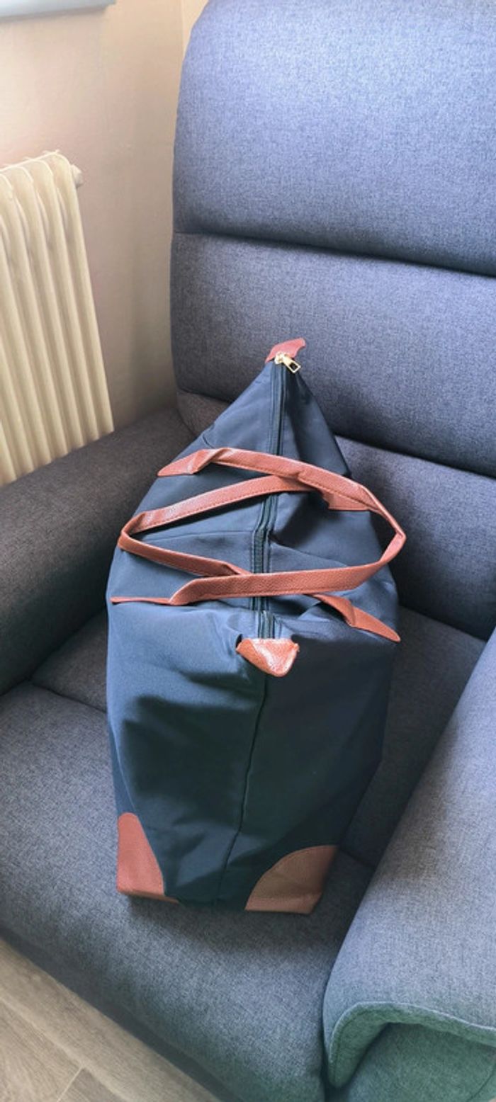 Sac fourre-tout en toile très tendance très spacieux - photo numéro 4