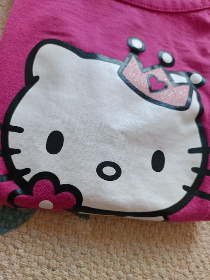 T-shirt hello kitty rose 4/5 ans - photo numéro 4
