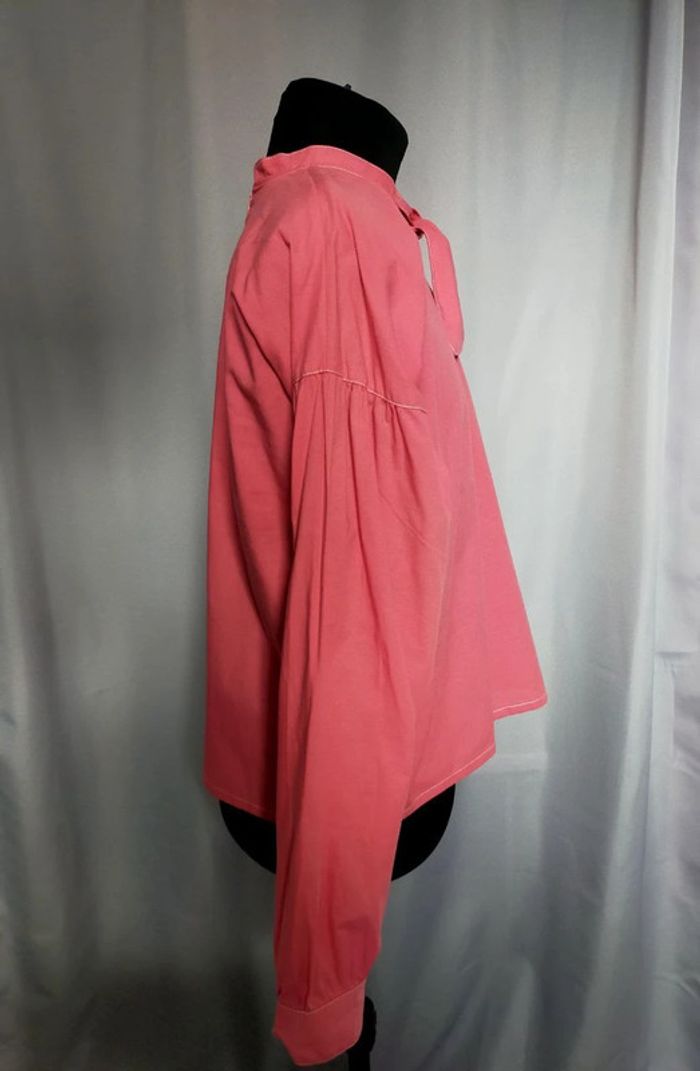 Blouse rose col lavallière – Karl Marc John (XS/S) - photo numéro 7
