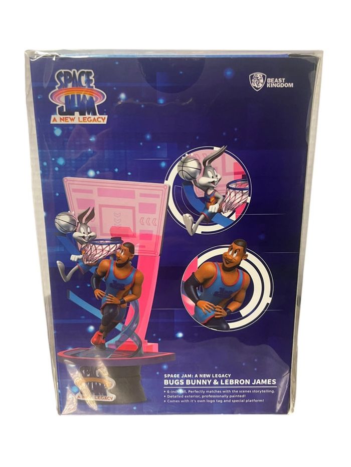 Space Jam A New Legacy Diorama Stage 069 Bugs Bunny & Le Bron James Beast Kingdom neuf - photo numéro 2