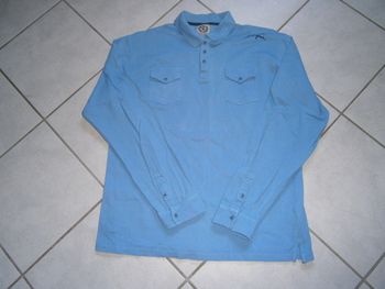 Polo ML bleu ciel SCOTT ET FOX Taille 2XL