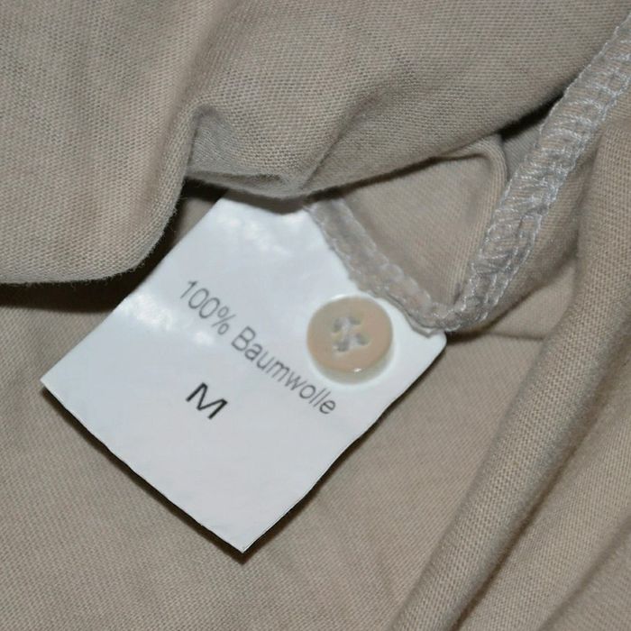 High Society Designed for Ritz Rosi Polo Col V Beige Homme Exclusive Vintage Deer Y2K (Taille M) - photo numéro 9