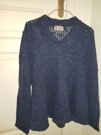 Pull maille ajourée