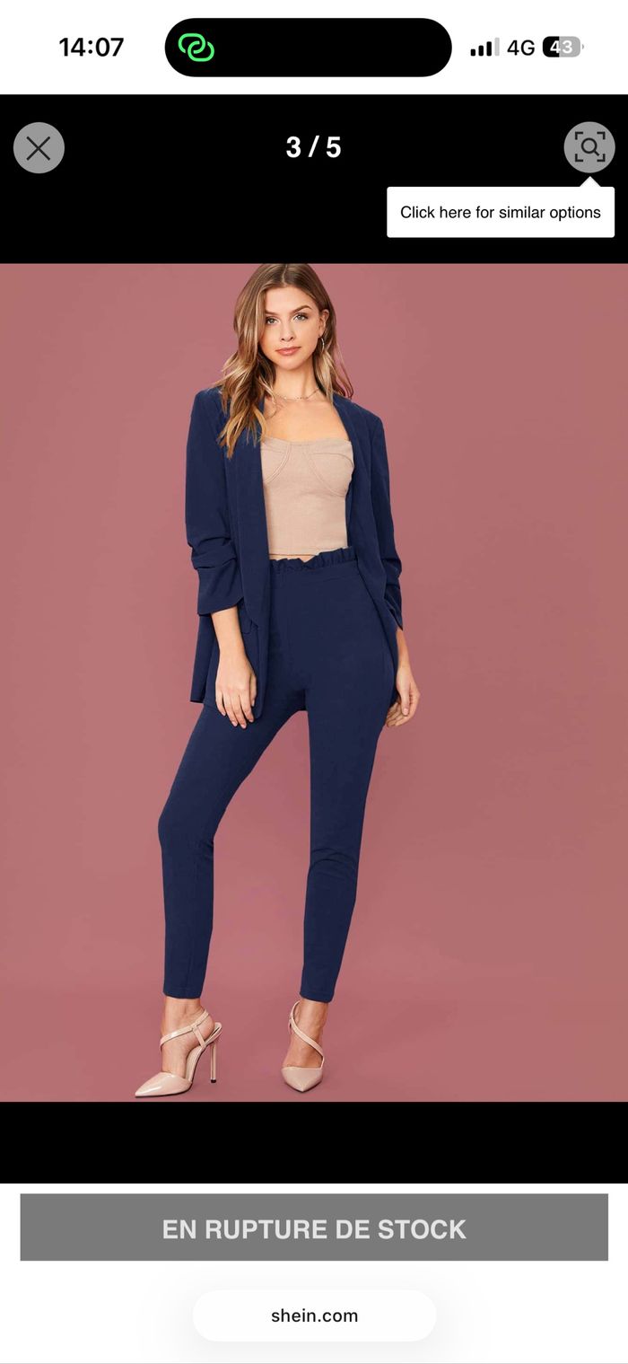 Tailleur femme taille 34 Kiabi - photo numéro 3