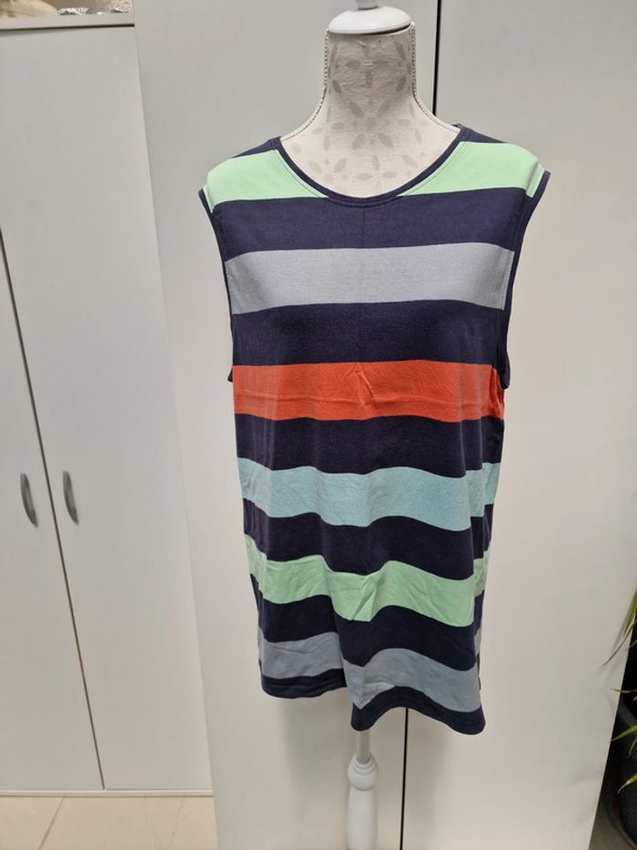 Débardeur Rayures Multicolore