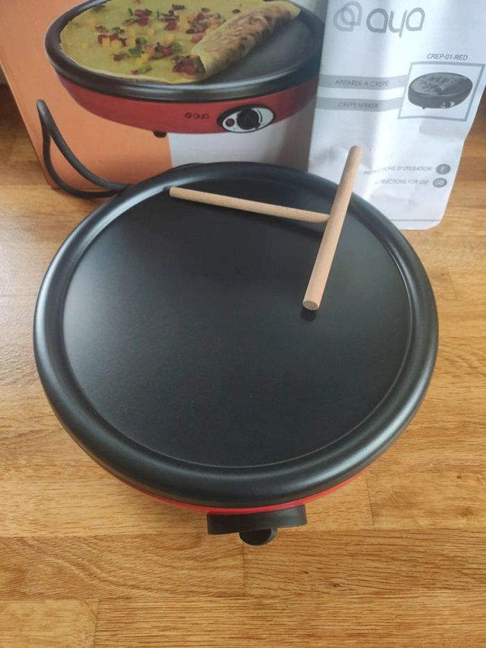Crêpière électrique, appareil à crêpes - photo numéro 2